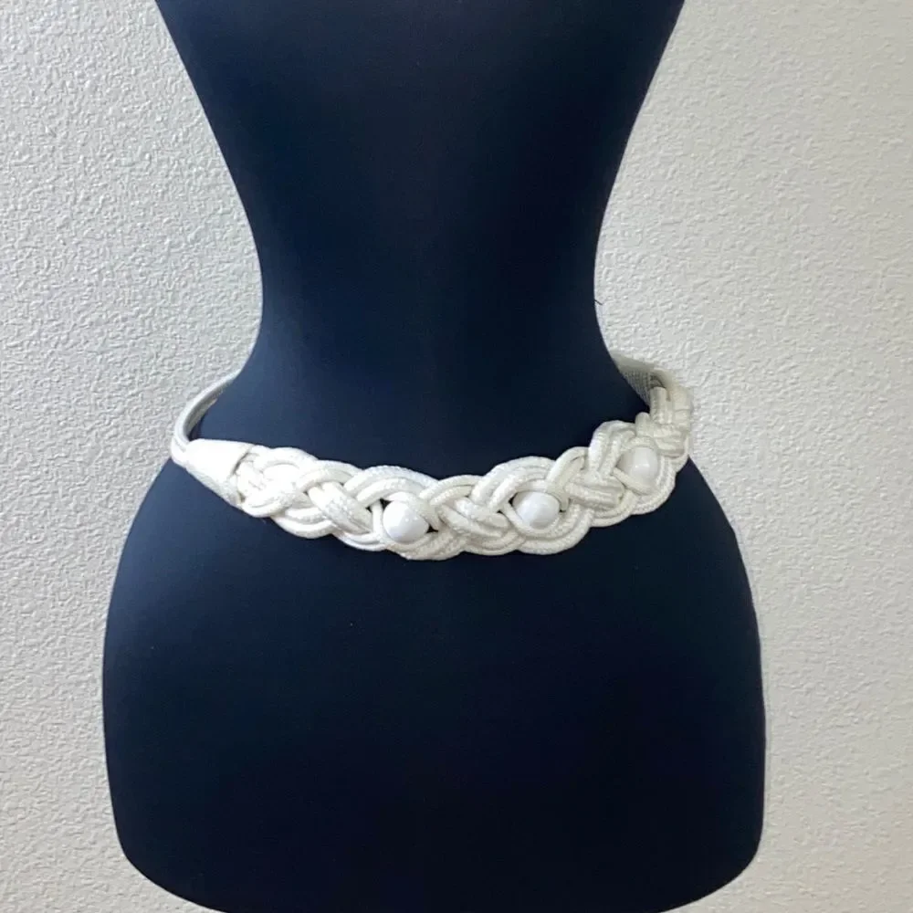 Vintage Handmade Braided Women Belt